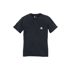 CARHARTT T-SHIRT LOOSE FIT HEAVYWEIGHT SHORT-SLEEVE POCKET T-SHIRT BLACK